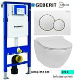 Geberit UP320 Toiletset / Rimless / Softclose WC-bril / Wit, Enlèvement, Neuf, Toilettes