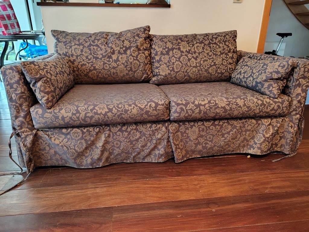 zetelbed, Ophalen, Gebruikt, Tweepersoons, Grijs