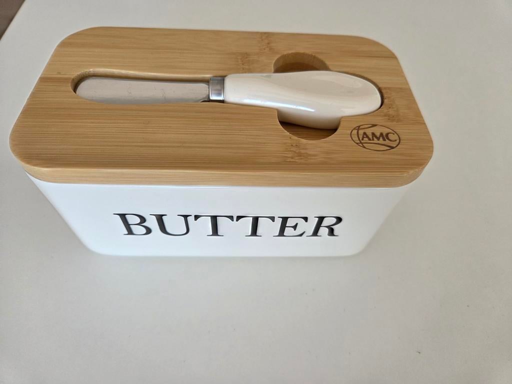 Casserole de rangement/boîte à beurre AMC — avec couvercle e, Maison & Meubles, Enlèvement ou Envoi