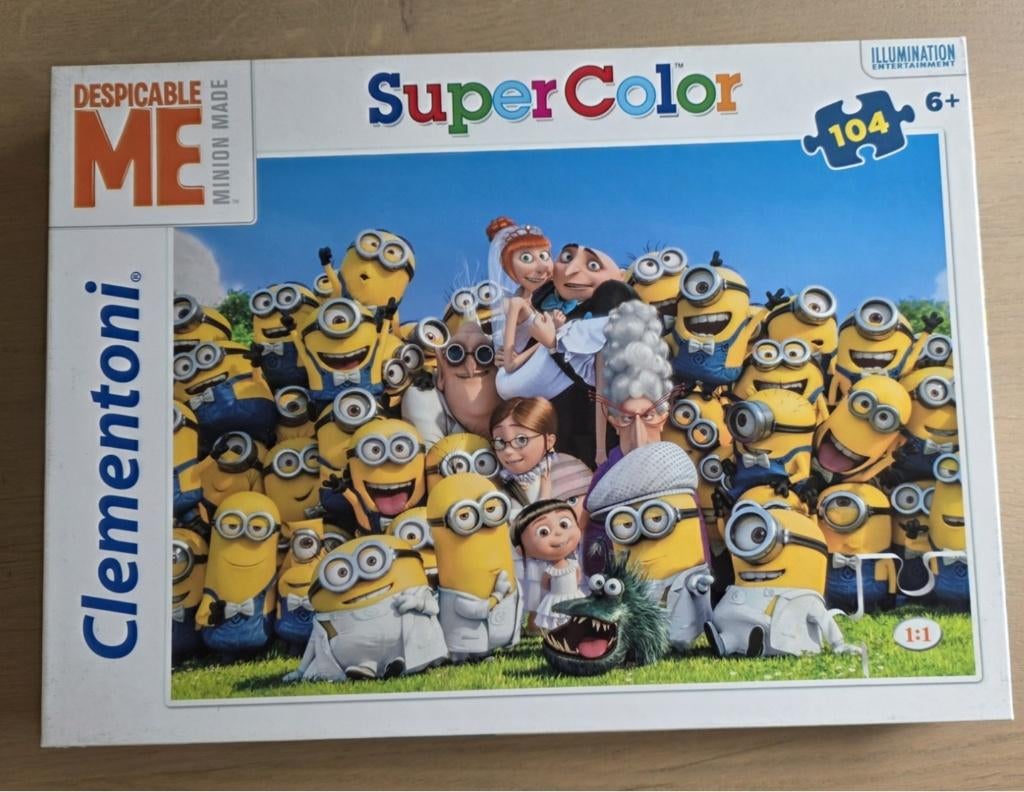Clementoni Minions 2 SuperColor 27905 Puzzel, Verzenden, Meer dan 50 stukjes, Zo goed als nieuw, 6 jaar of ouder
