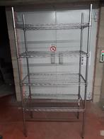 Horeca opbergrek verchroomd, Ophalen, Gebruikt, Meubilair