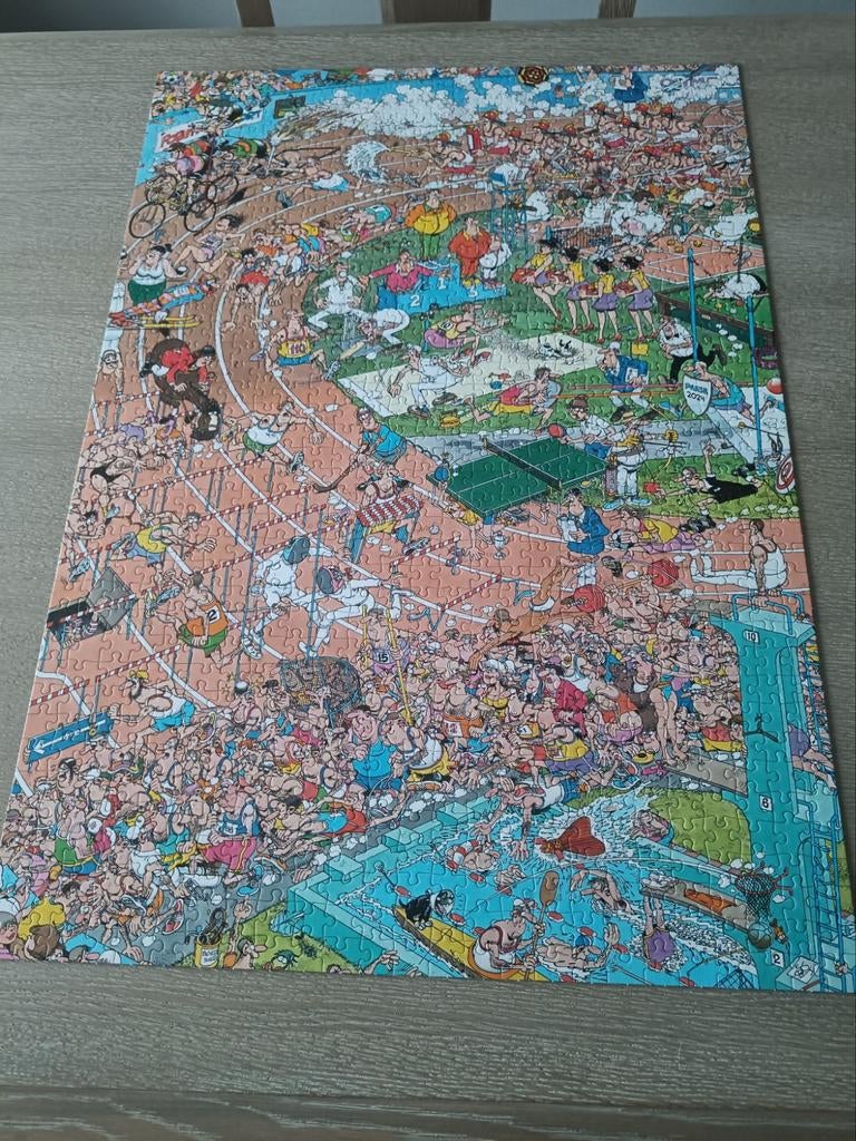 Puzzel Jan van Haasteren, Ophalen of Verzenden, 500 t/m 1500 stukjes, Zo goed als nieuw, Legpuzzel