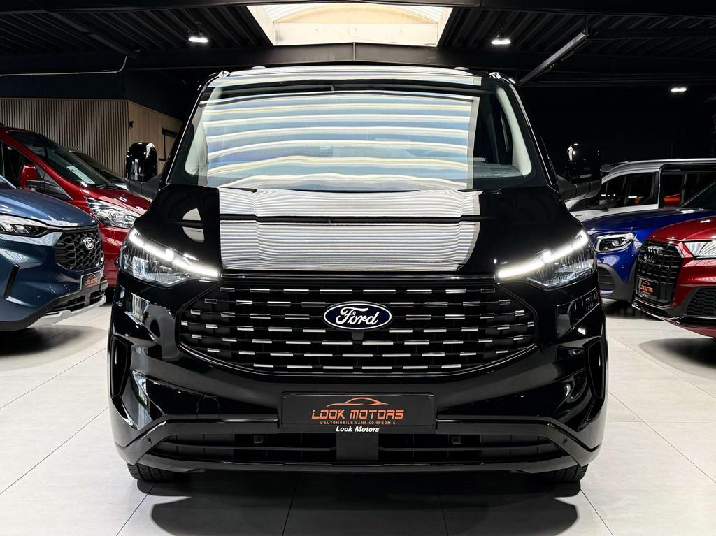 Ford Tourneo Custom TITANIUM 2.0 TdCi 136CV 9 PLACES BOITE A, Auto's, Adaptive Cruise Control, Gebruikt, 4 cilinders, 136 pk