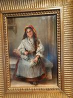 schilderij getekend gravin juliette de Meuus d argenteuil, Enlèvement ou Envoi