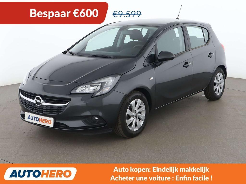 Opel Corsa 1.4 Edition (bj 2017), Auto's, Opel, Stof, Zilver of Grijs, Stadsauto, Voorwielaandrijving