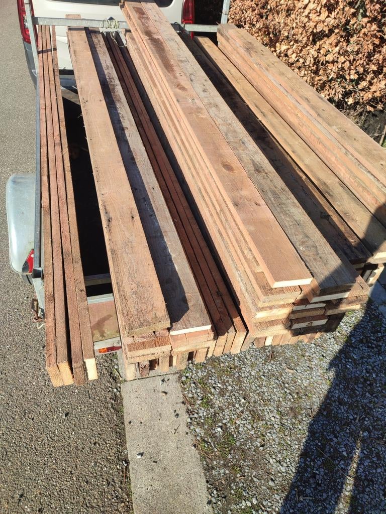 Planken hout, Tuin en Terras, Palen, Balken en Planken, Planken, Ophalen