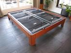 Auping auronde 160x200 met AVS support onderstel, Huis en Inrichting, Ophalen, Bruin, Tweepersoons, Zo goed als nieuw