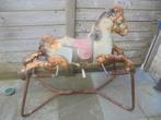 vintage blikken schommelpaard jaren 60, Antiek en Kunst, Ophalen