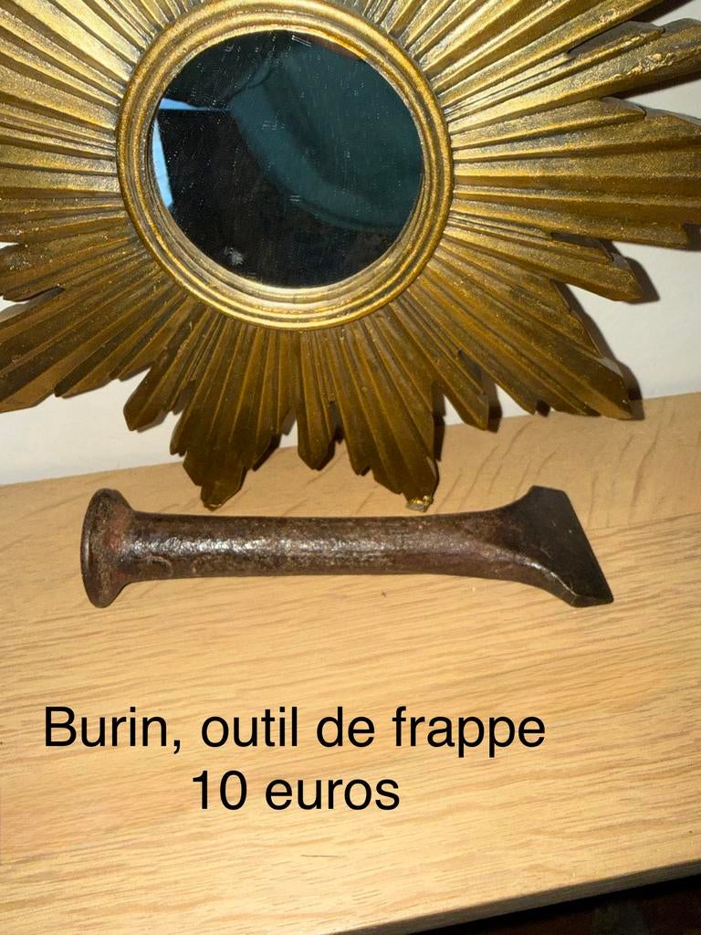 Vieux outils burin, Bricolage & Construction, Outillage | Outillage à main, Enlèvement, Utilisé
