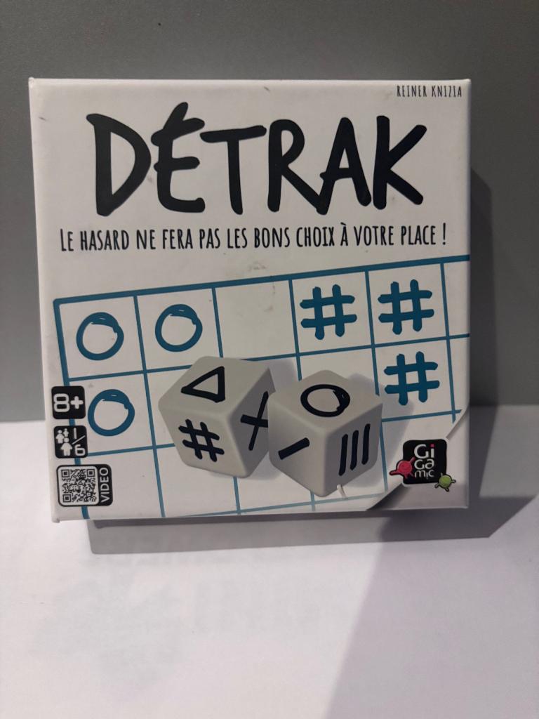 Jeu famille Detra Détrak. Symboles et dès de Reiner Knizia, Hobby & Loisirs créatifs, Jeux de société | Jeux de plateau, Neuf