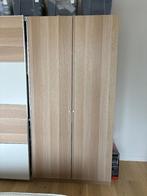 Armoire PAX 2 portes chêne 100x58x201 + accessoires, Maison & Meubles, Avec espace de penderie, Comme neuf, 100 à 150 cm, Enlèvement