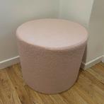 Teddy poef, Ophalen of Verzenden, Zo goed als nieuw, Rond, Stof