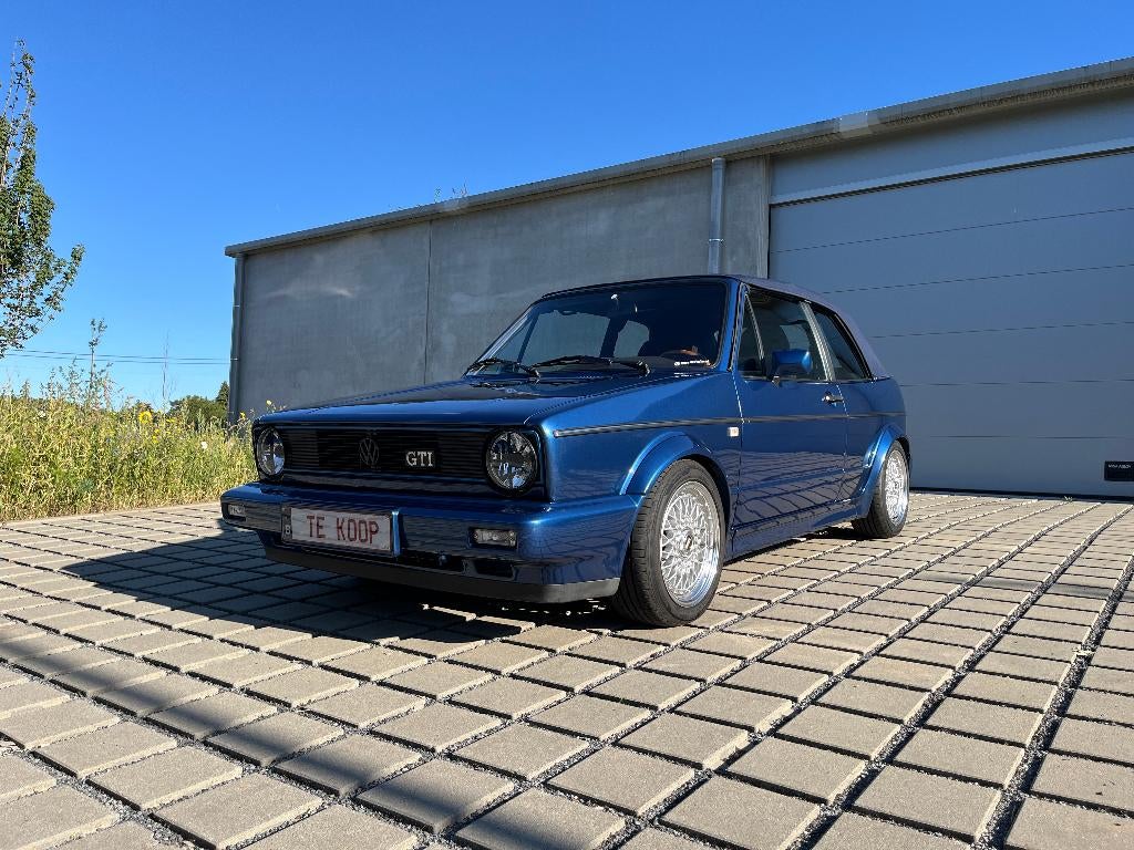 Vw Golf 1 GTI Cabriolet 04/1990 Oldtimer, Auto's, Voorwielaandrijving, 4 zetels, Stof, Cabriolet