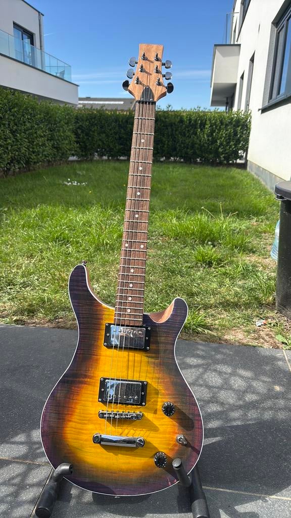 Custom diy gitaar, Muziek en Instrumenten, Snaarinstrumenten | Gitaren | Elektrisch, Ophalen, Zo goed als nieuw, Solid body