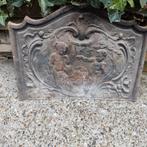 Antieke gietijzeren haardplaat, Huis en Inrichting, Haarden, Ophalen