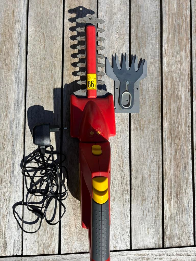 Heggeschaar Wolf op accu, Jardin & Terrasse, Taille-haies, Enlèvement, Utilisé, Batterie