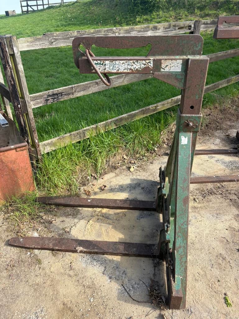 Paletten haak, Ophalen, Kraan