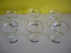 6 vintage babycham glaasjes / coupjes, Enlèvement ou Envoi, Utilisé, Autres types