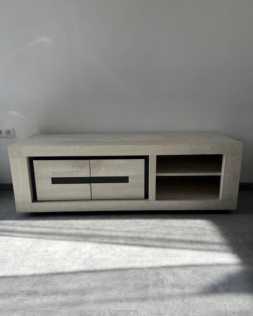 Meuble TV modernes, Maison & Meubles, Armoires | Mobilier de télévision, Comme neuf, Chêne, Enlèvement