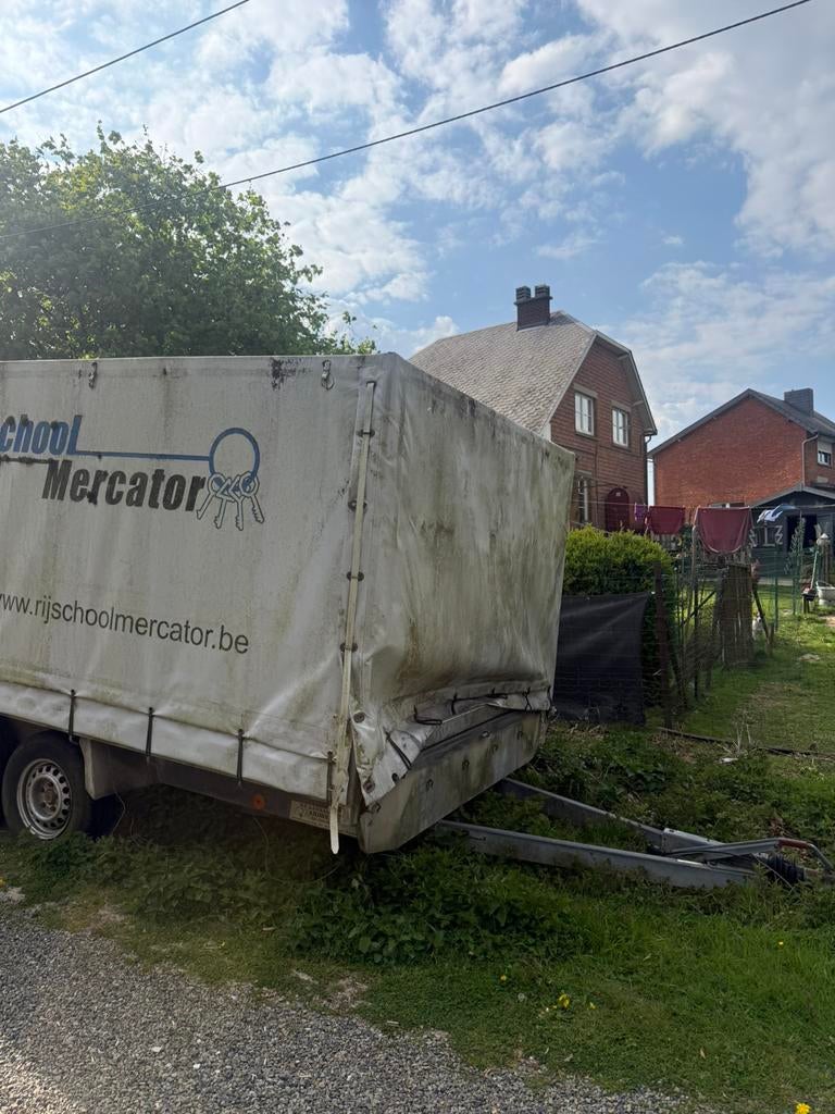 Remorque bâche, Auto diversen, Aanhangers en Bagagewagens, Zo goed als nieuw, Ophalen