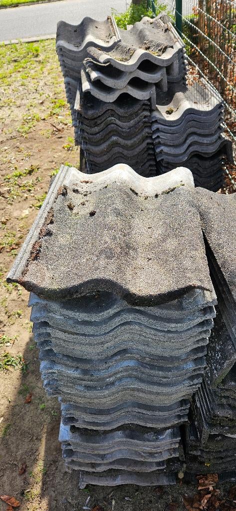 gratis dakpannen, Ophalen, Gebruikt, Steen of Klei, Zwart