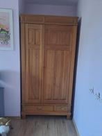 Antieke kleerkast meidenkast eik, Ophalen, Eikenhout