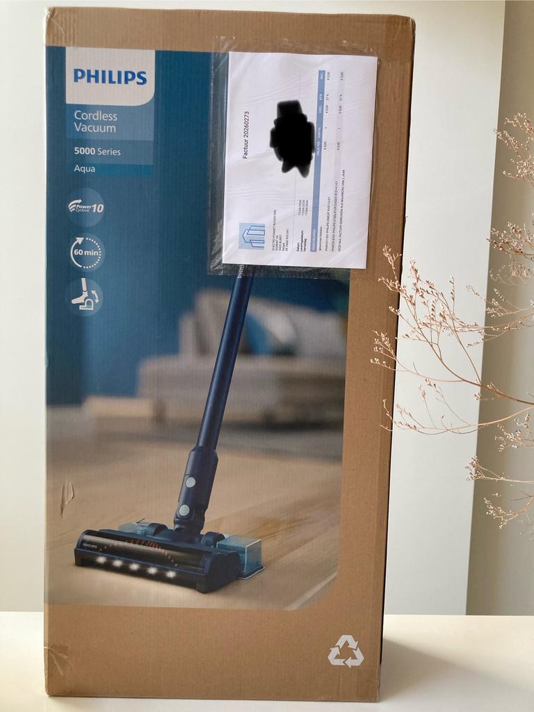 Steelstofzuiger Philips draadloos gloednieuw + dweilfunctie, Ophalen of Verzenden, Zo goed als nieuw, Reservoir, Stofzuiger