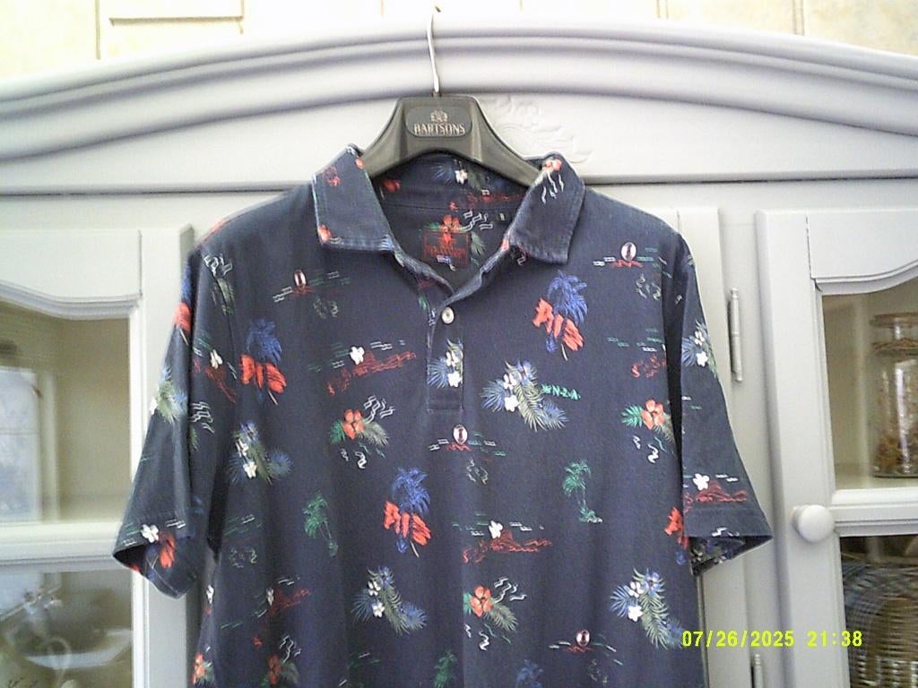 NZA new zeeland auckland Herenpolo donkerblauw maat XL, Kleding | Heren, Polo's, Blauw, Maat 56/58 (XL), Ophalen of Verzenden