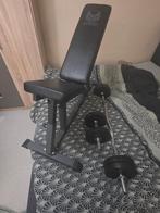 fitness bench s bar en halters, Ophalen, Zo goed als nieuw, Benen