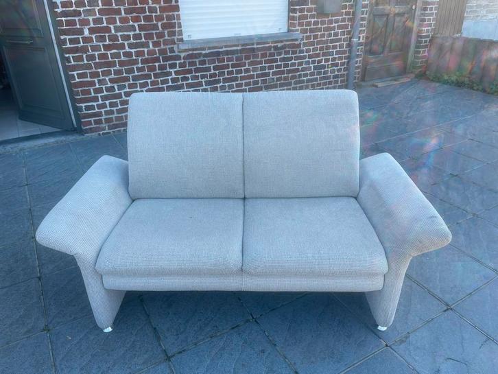 Gratis 2 persoons zetel, Maison & Meubles, Canapés | Salons, Utilisé, Banc droit, Deux personnes, Enlèvement