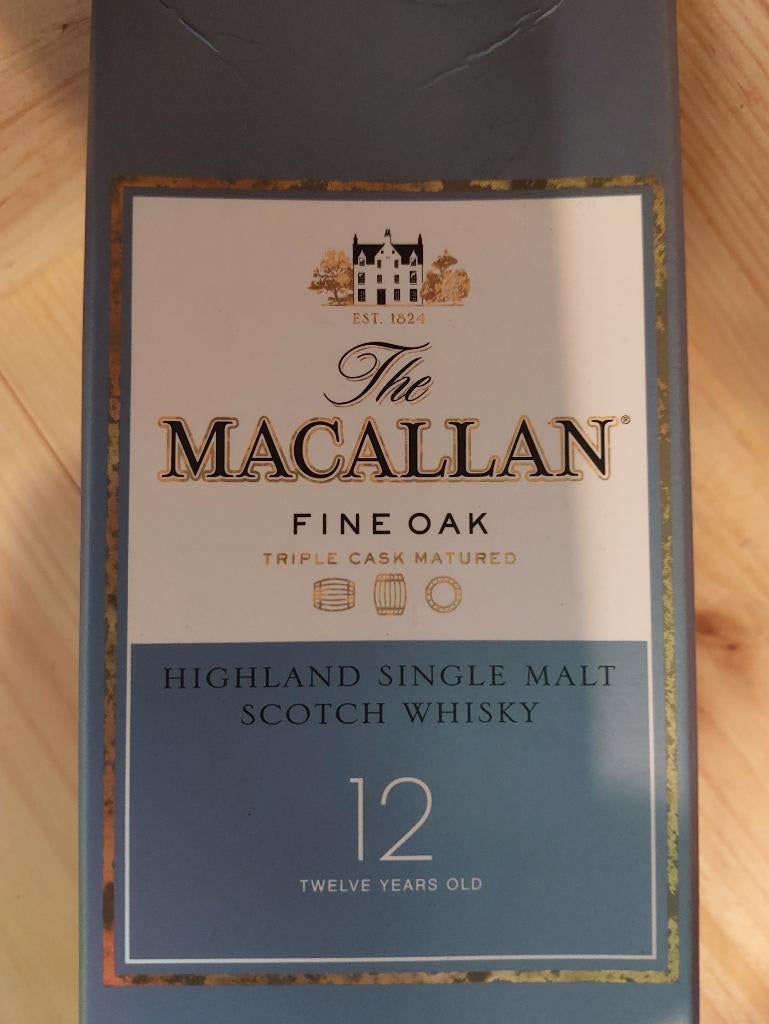 Wisky Maccalan 12 jaar, Ophalen of Verzenden, Nieuw