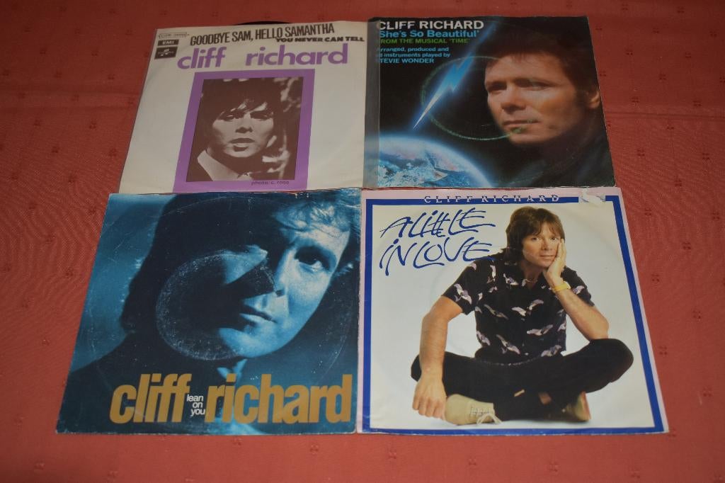 45t's van CLIFF RICHARD,, Cd's en Dvd's, Vinyl Singles, Ophalen, 7 inch, Single, Zo goed als nieuw