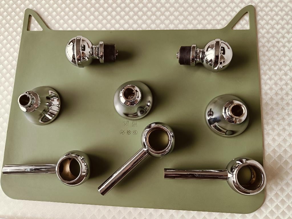 Steunen voor gordijnen of draperie, Ophalen, Zo goed als nieuw, Metaal