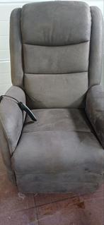 Relaxzetel elektrisch Berlin Dark Brown, Ophalen, Zo goed als nieuw, Stof, Berlin