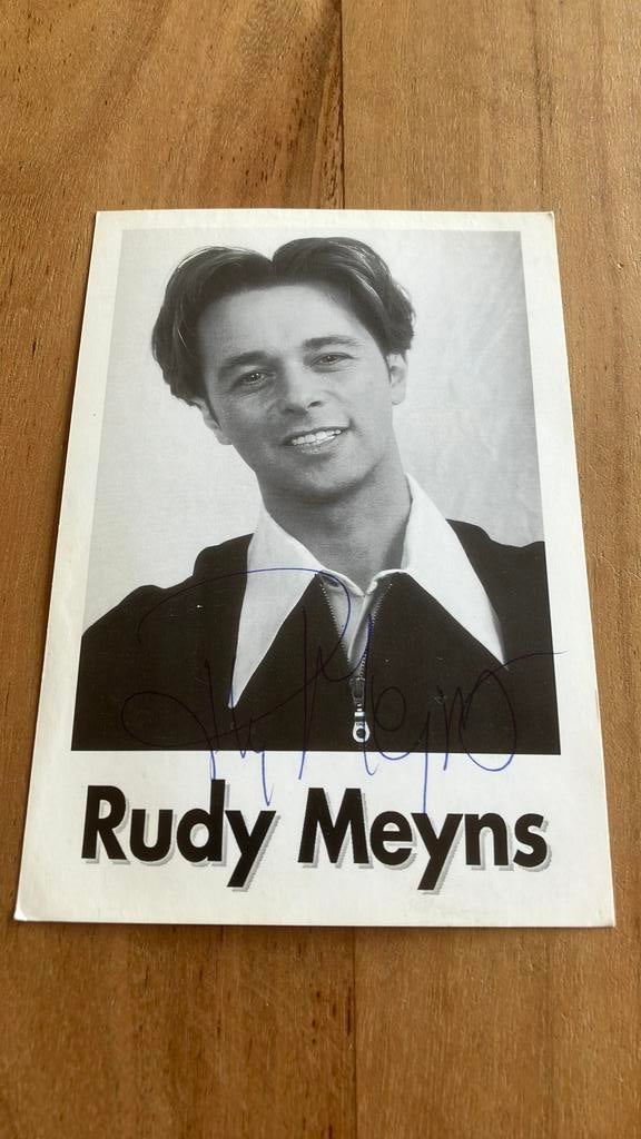 Gesigneerde postkaart rudy meyns, Verzamelen, Verzenden, Zo goed als nieuw