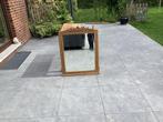 Miroir ancien en chêne, Enlèvement, Rectangulaire, 50 à 100 cm, Moins de 100 cm