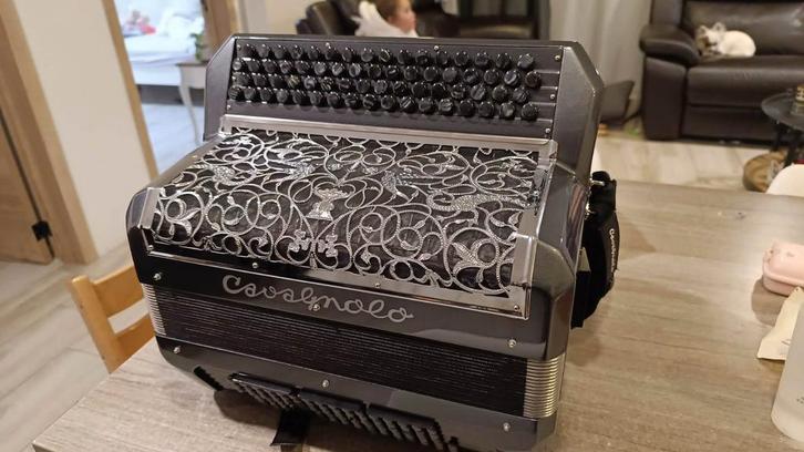 Cavagnolo digit millenium pack s, Musique & Instruments, Accordéons, Neuf, Accordéon à boutons, 96 basses, Avec valise, Avec bretelles