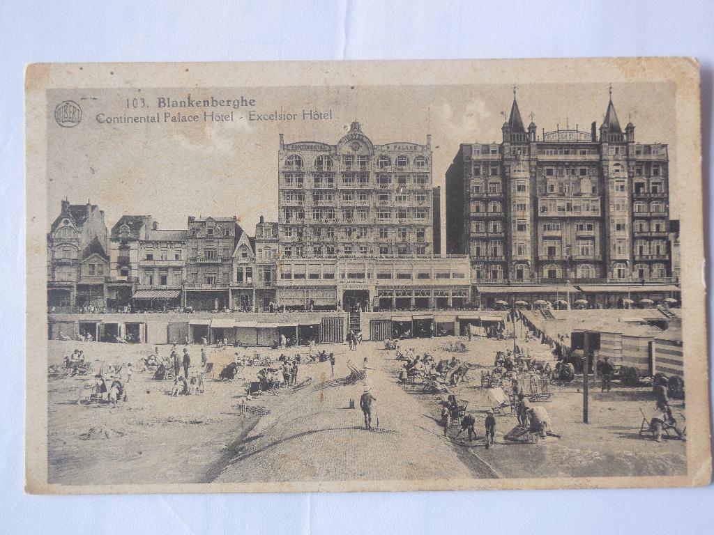 postkaart Blankenberge Zeedijk, Collections, Envoi, 1920 à 1940, Affranchie, Flandre Occidentale