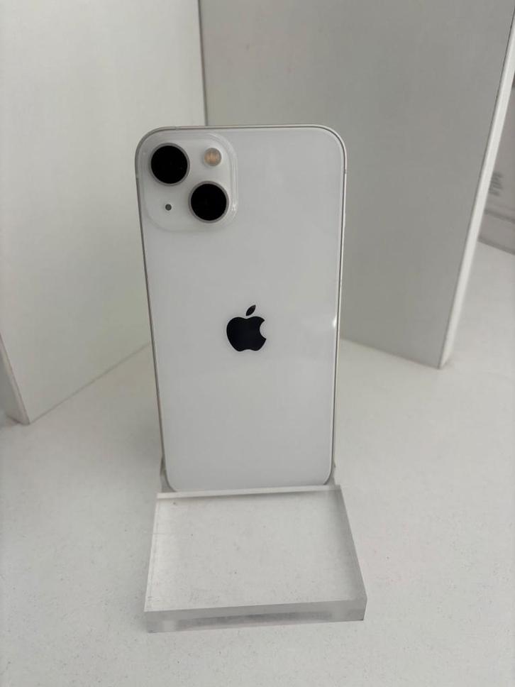 iPhone 13 (wit), Telecommunicatie, Mobiele telefoons | Hoesjes en Screenprotectors | Apple iPhone, Zo goed als nieuw, Hoesje of Tasje