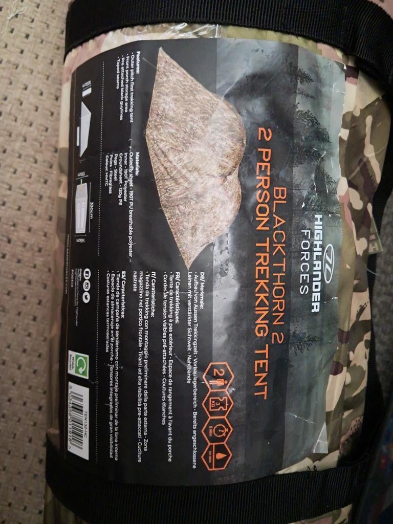 Kampeertent 2 personen + campingstoel, Caravanes & Camping, Enlèvement ou Envoi