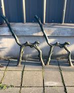 19e eeuwse gietijzeren bankpoten, Ophalen, Gebruikt, Metaal