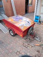 Motoraanhangwagen voor motor (Gold Wing stijl) – met deksel, Auto diversen, Aanhangers en Bagagewagens, Ophalen, Gebruikt