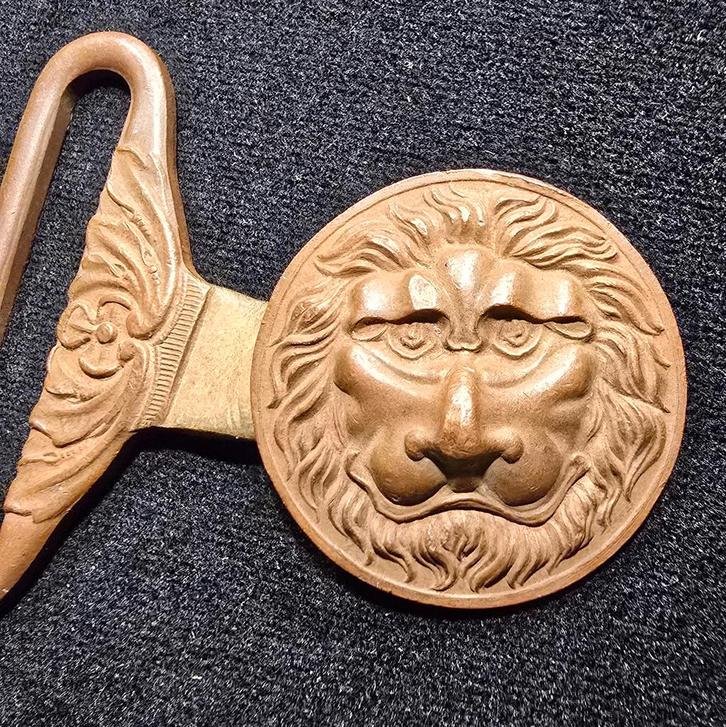 Leeuwenriem, gesp, Belgische officier, riem, Verzamelen, Militaria | Algemeen, Ophalen of Verzenden