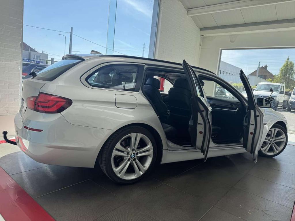 BMW 5 Serie 520 520 TOURING 2.0 D 183CH BVA CUIR GPS T-PANO, Auto's, BMW, Automaat, USB, Bedrijf, 5 deurs