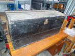 Ancienne boîte en bois noir clair, Maison & Meubles, Accessoires pour la Maison | Coffres, Enlèvement