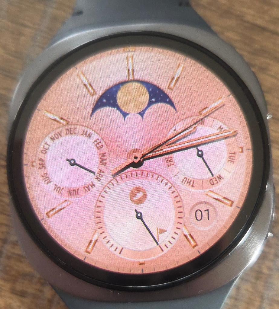 Smartwatch samsung 8, Ophalen, Zo goed als nieuw, Samsung watch 8, Grijs