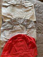 3 draps-housses pour 1 lit 90x200, Maison & Meubles, Chambre à coucher | Linge de lit, Rouge, Drap-housse ou Taie d'oreiller, Enlèvement ou Envoi