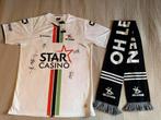 OH Leuven signed Football Jersey/Voetbalshirt XL + scarf, Maat XL, Ophalen, Nieuw, Shirt