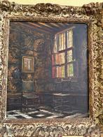 Peinture intérieur flamand signée Paule Bisman, Enlèvement