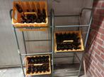 Metalen krattenrek voor 6 kratten., Ophalen, Zo goed als nieuw, Metaal, 75 cm of meer